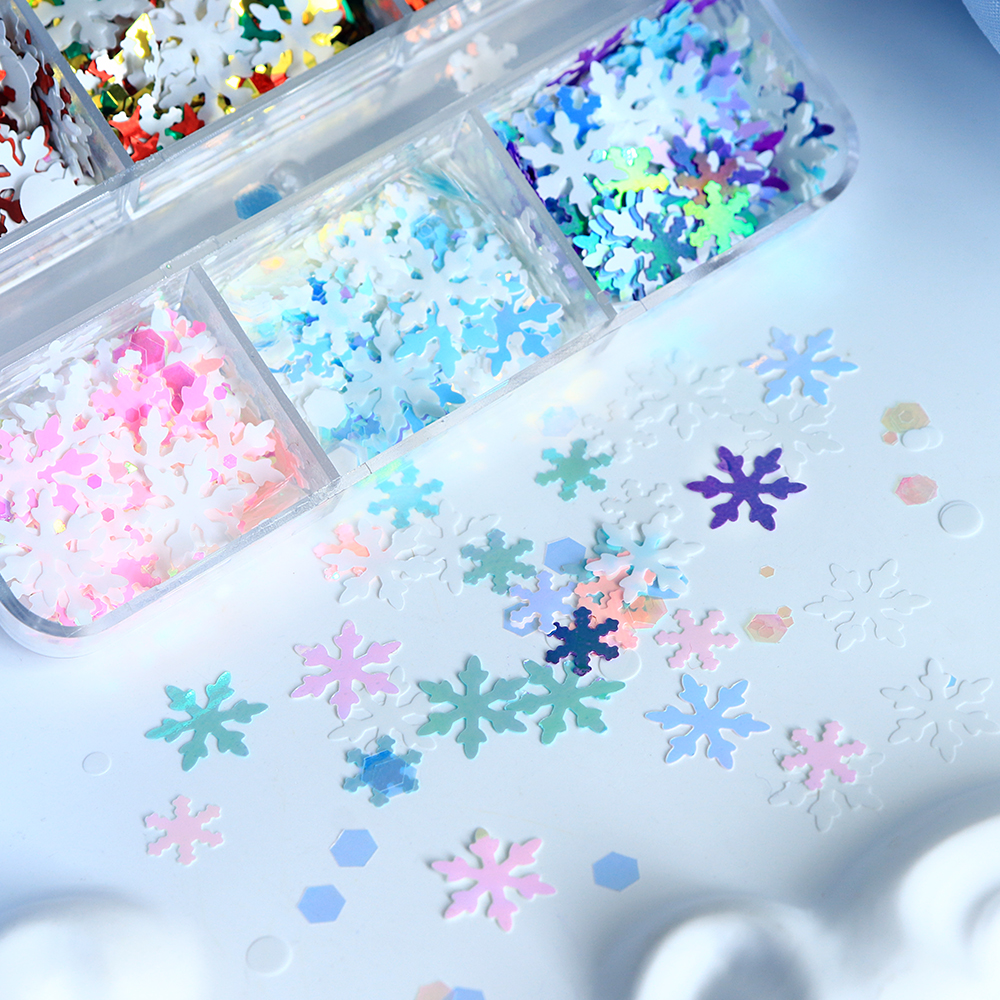Christmas Mixed Color Snowflak - огляд і ціна Xmas Resin Art