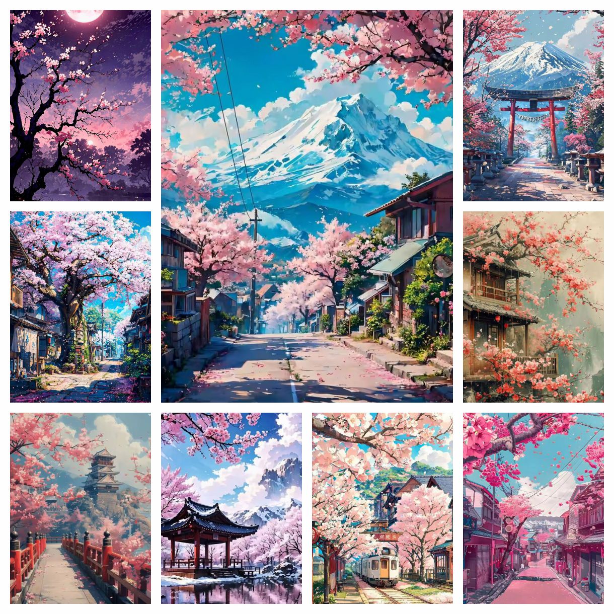 1PC frameless Japanese Cherry  - огляд і ціна Resin Art For Beginners