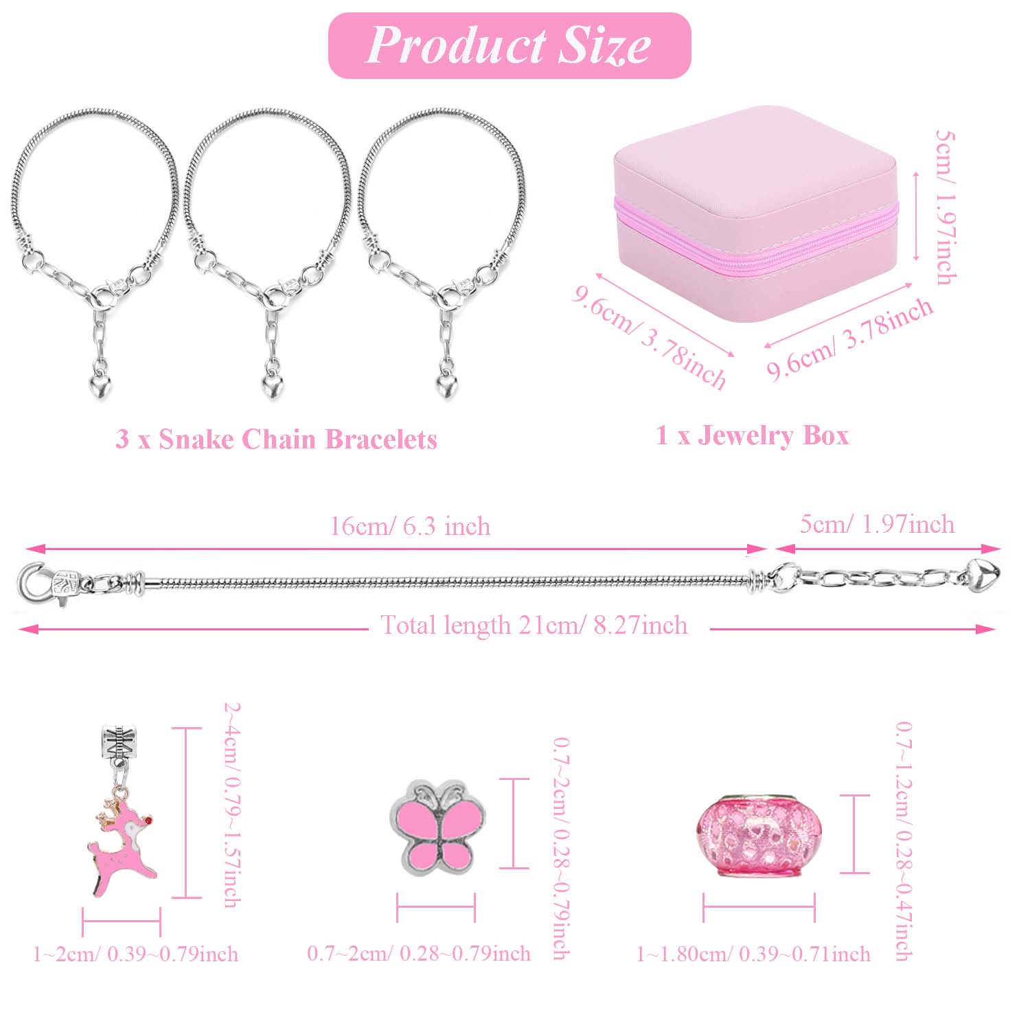 68pcs pink beaded jewelry set, - огляд і ціна Resin Art Gift Ideas