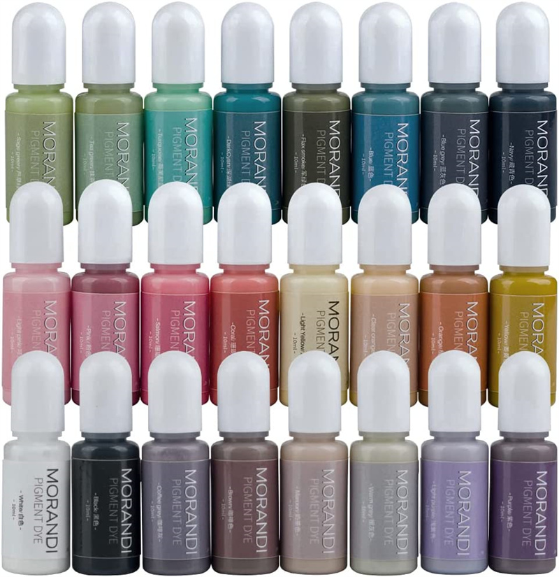 24Colors Morandi Opaque Color  - огляд і ціна Resin Pigment Alcohol Ink