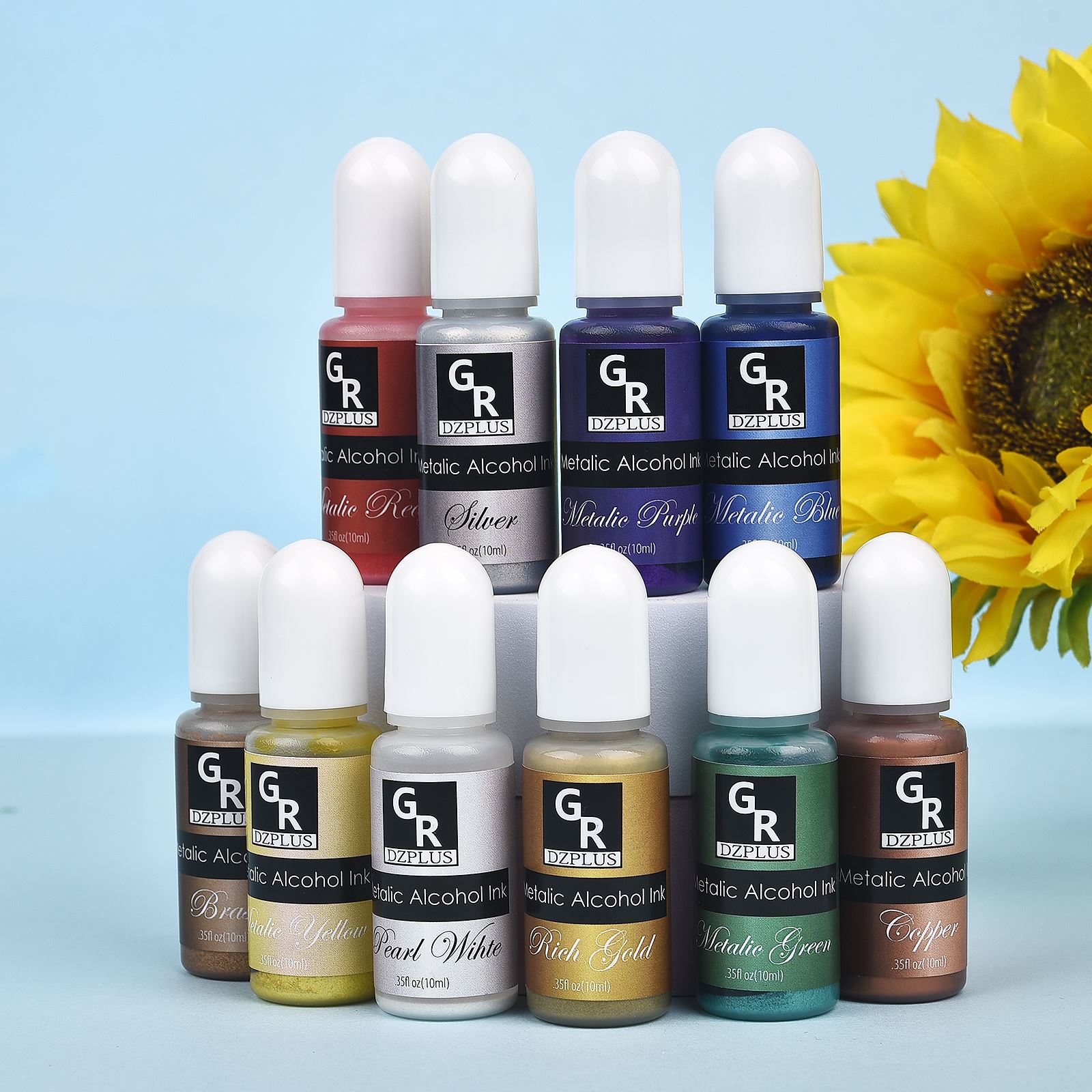 10ml/15ml Art Ink Alcohol Resi - огляд і ціна Resin Pigment Alcohol Ink