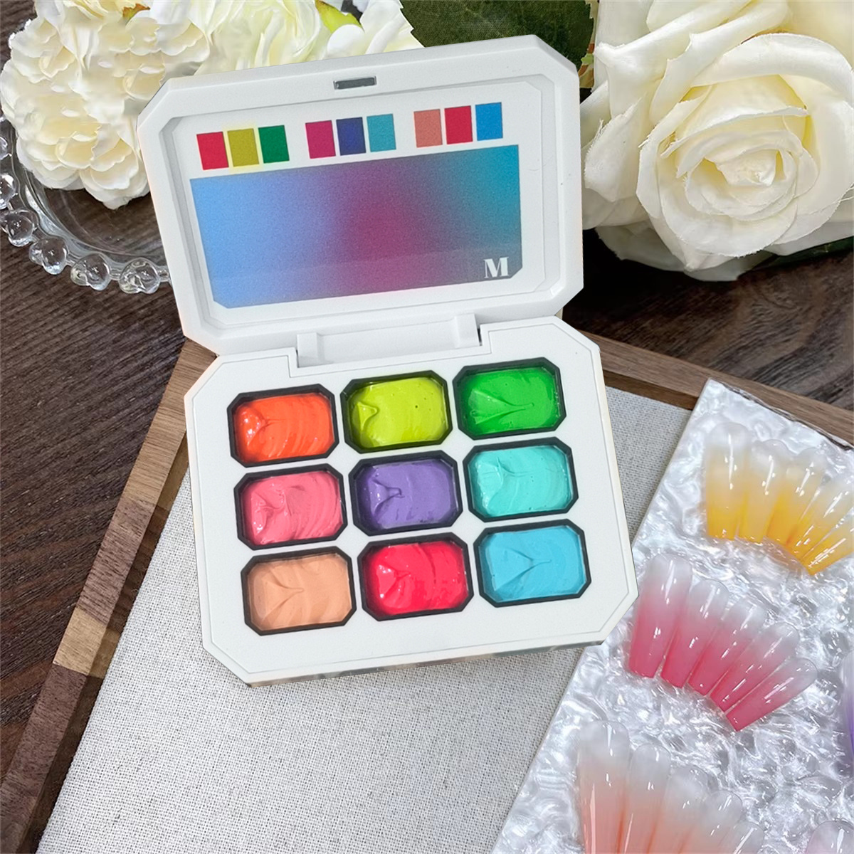 1pc 9-color solid nail polish  - огляд і ціна Resin Art Gel
