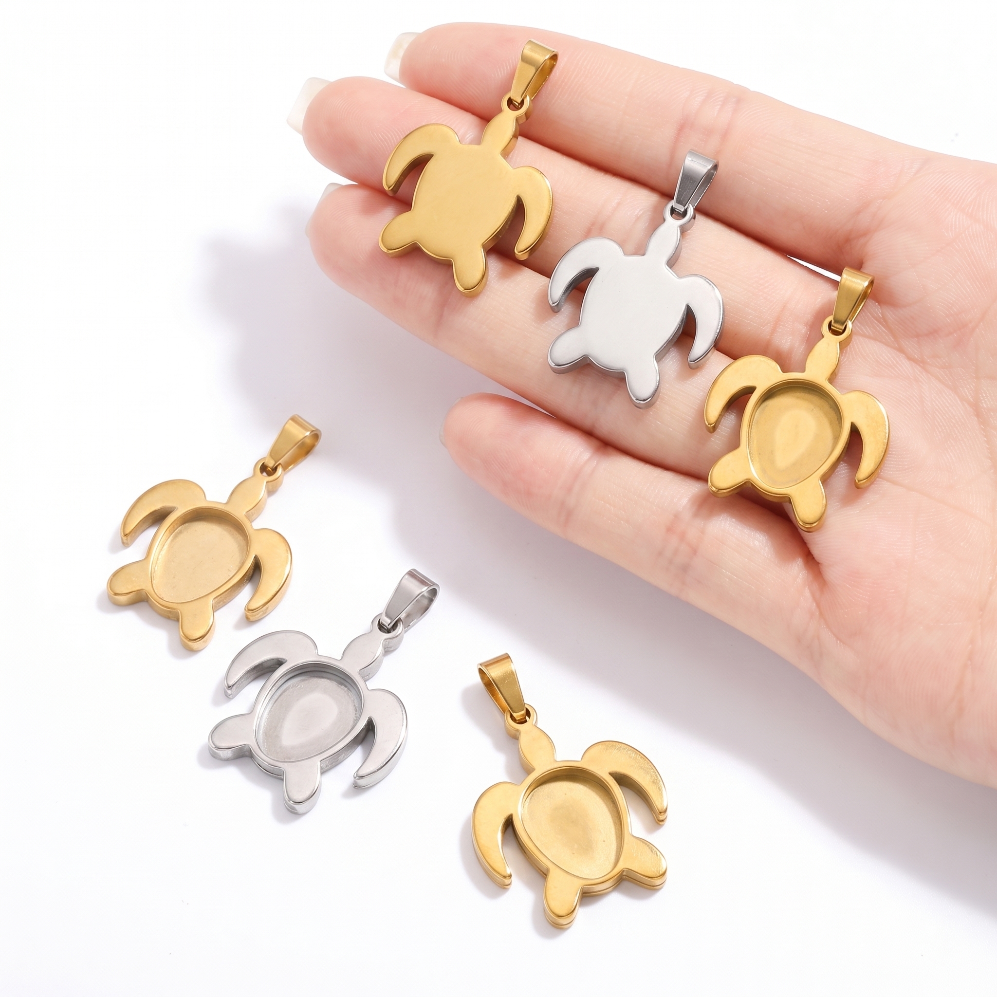 5pcs Stainless Steel Turtle Pe - огляд і ціна Resin Art Gift Ideas