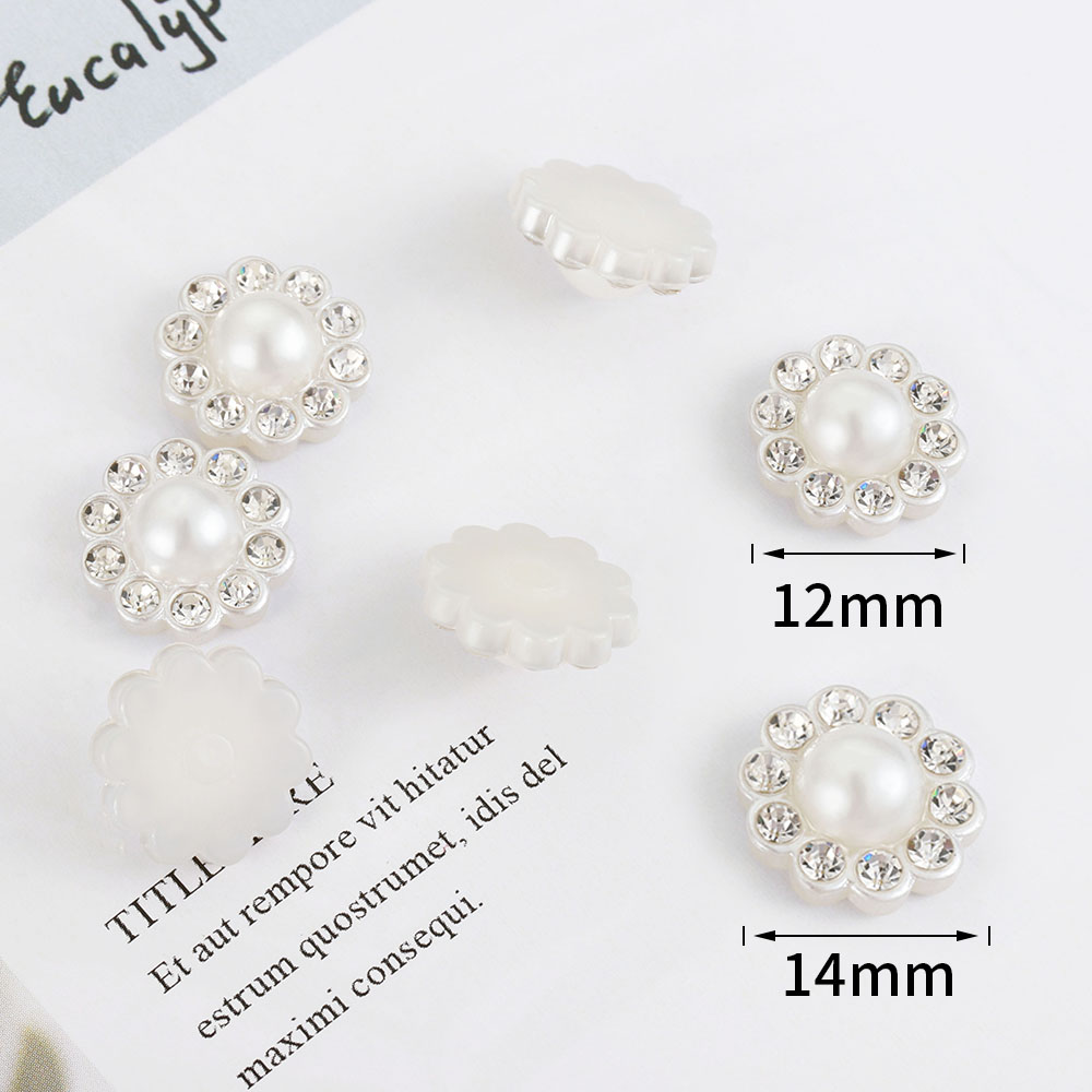 50pcs White Flat Imitation Pea - огляд і ціна Resin Art Gift Ideas