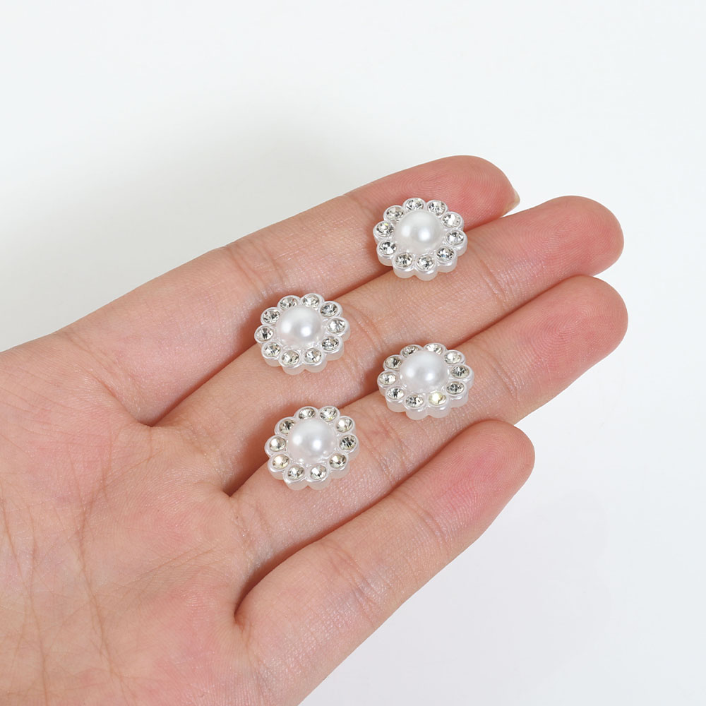 50pcs White Flat Imitation Pea - огляд і ціна Resin Art Gift Ideas