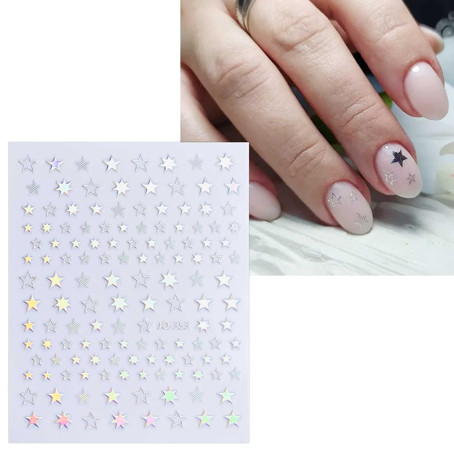 12 Sheets Aurora Holographic N - огляд і ціна Resin Art Design Images