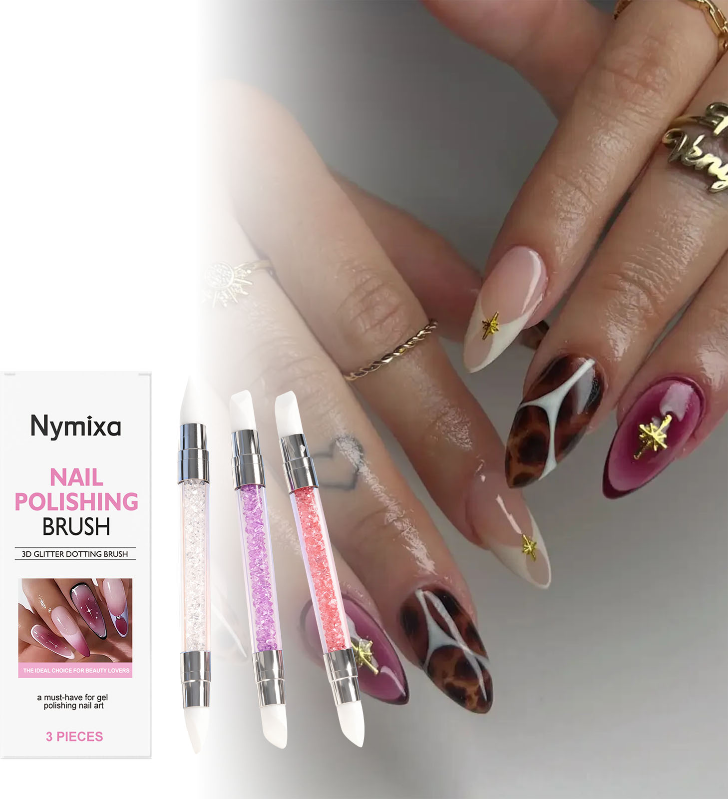 Nymixa 3 PCS Dual Head Silicon - огляд і ціна Resin Art Gel