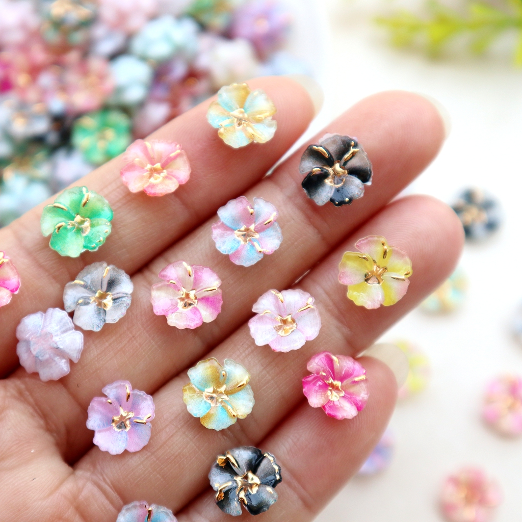 30pcs Mini Resin Flower Caboch - огляд і ціна Resin Art And Jewelry