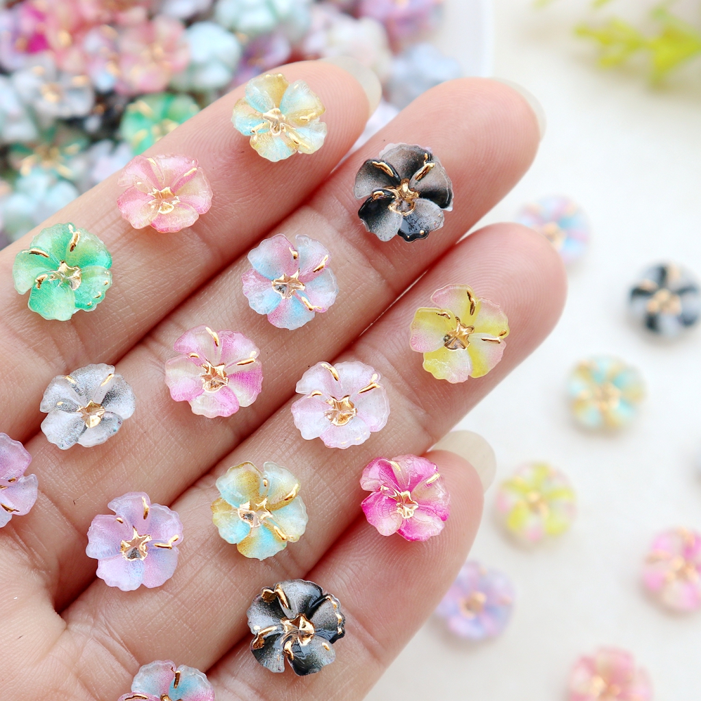 30pcs Mini Resin Flower Caboch - огляд і ціна Resin Art And Jewelry