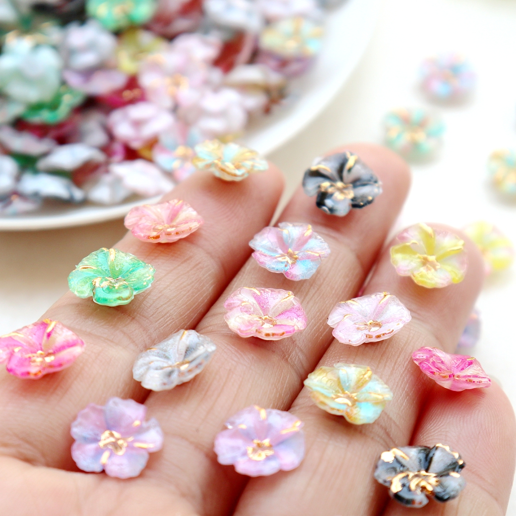 30pcs Mini Resin Flower Caboch - огляд і ціна Resin Art And Jewelry