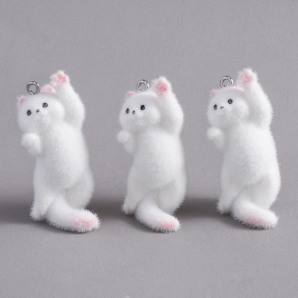 2pcs Flocking Little Cat Resin - огляд і ціна Resin Art Gift Ideas