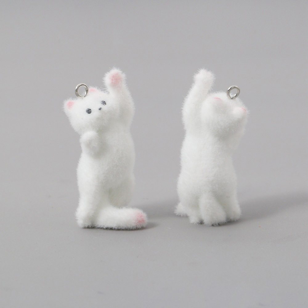 2pcs Flocking Little Cat Resin - огляд і ціна Resin Art Gift Ideas