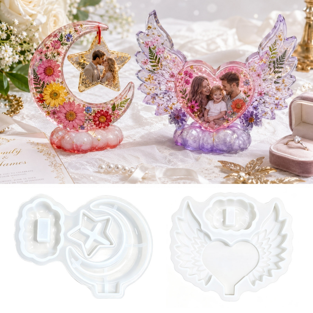 S0308 Heart Shaped Photo Frame - огляд і ціна Resin Art And Design