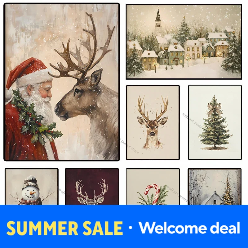 2026 Christmas Wall Art Poster - огляд і ціна Xmas Resin Art