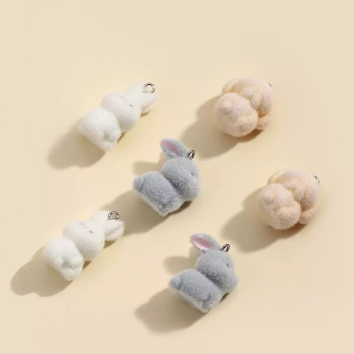 10pcs Flocking Little Rabbit R - огляд і ціна Resin Art Gift Ideas