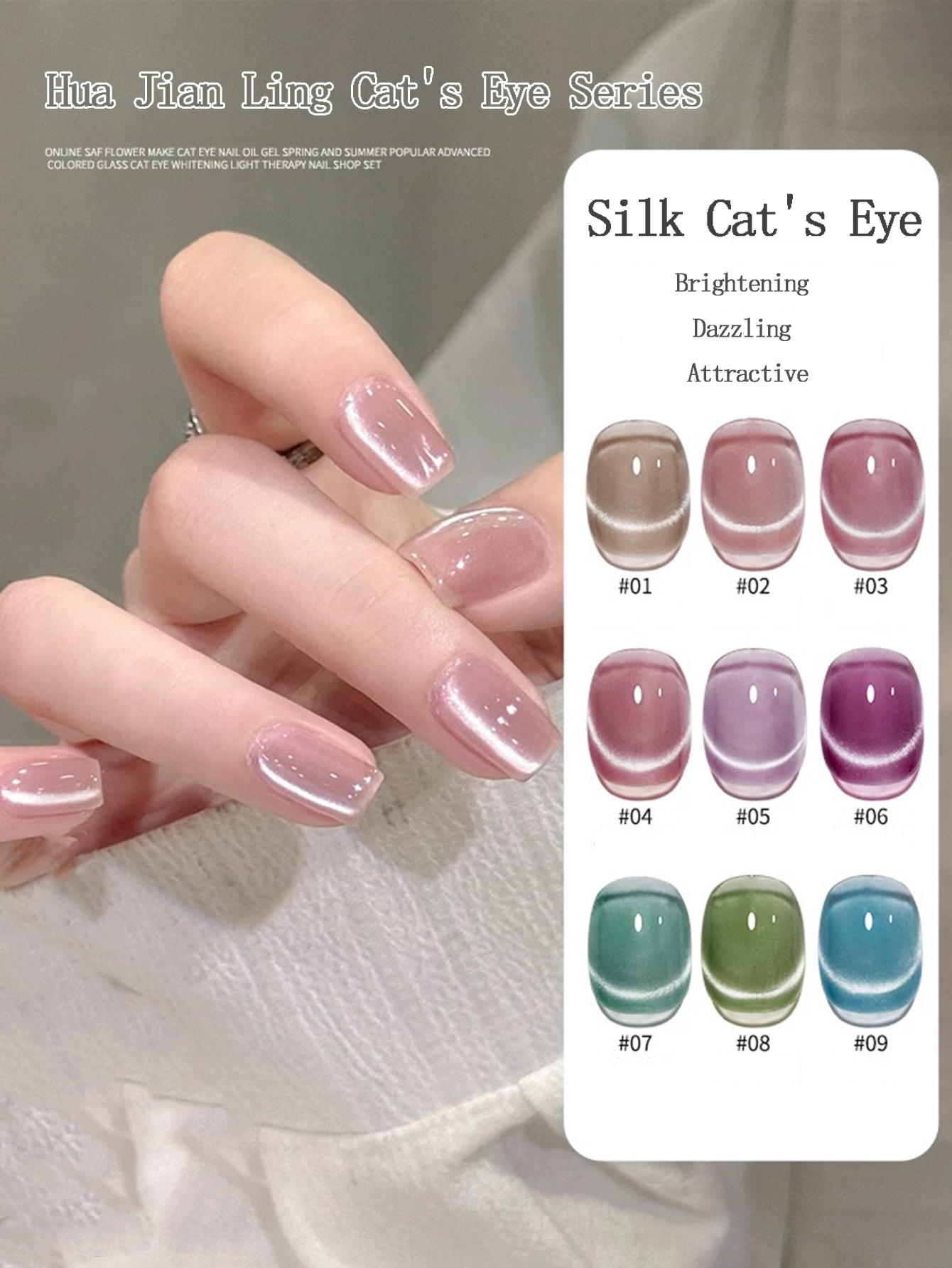 1-16PCS White Pink Ice Clear M - огляд і ціна Resin Art Gel