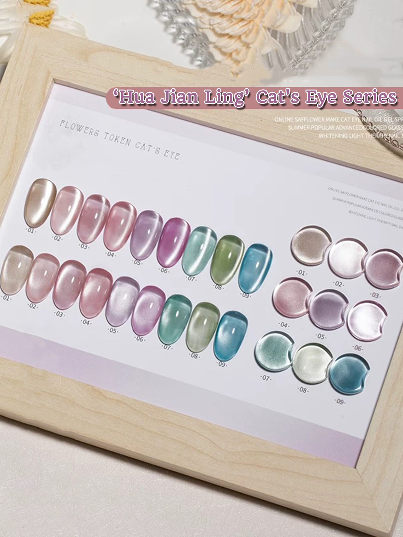 1-16PCS White Pink Ice Clear M - огляд і ціна Resin Art Gel