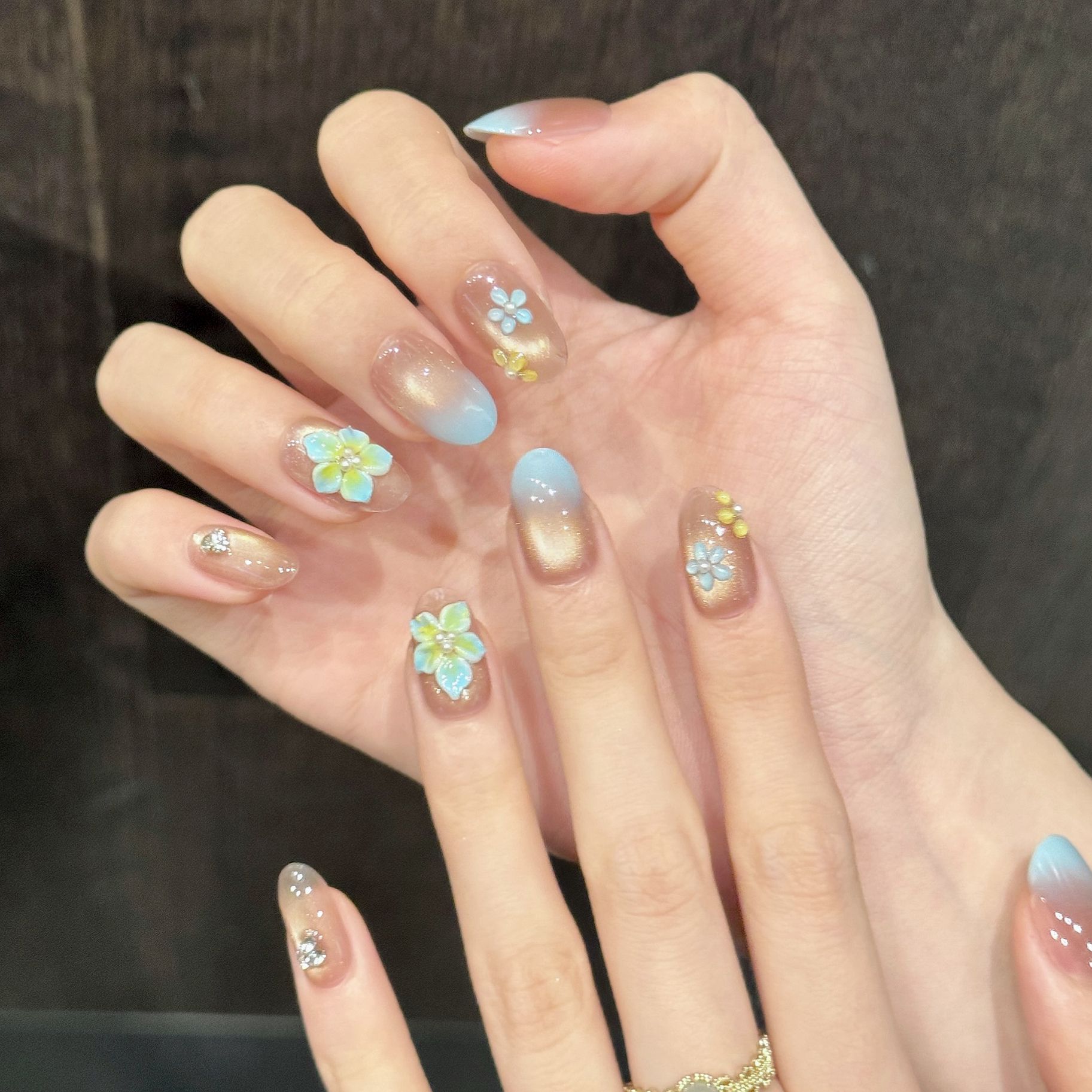 10pcs Pure Hand Pressed Short  - огляд і ціна Resin Art Flower