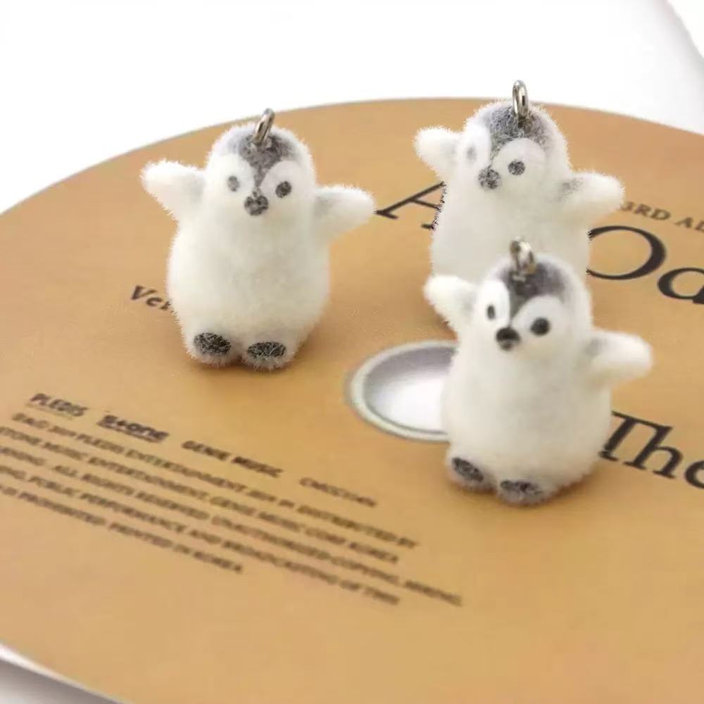 5pcs Flocking Small Penguin Re - огляд і ціна Resin Art Gift Ideas
