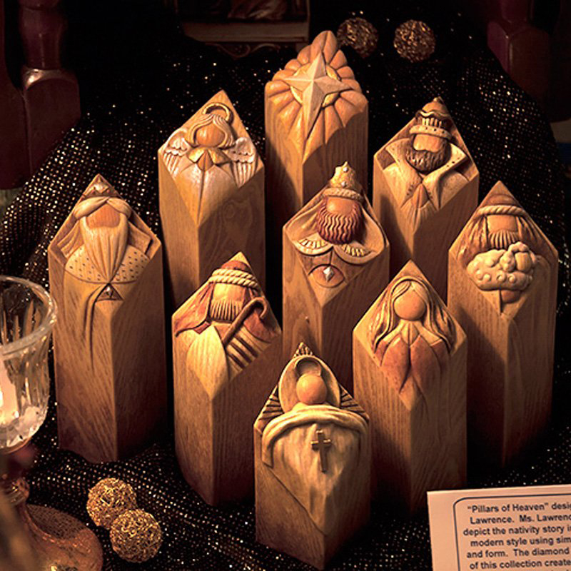 Heaven Nativity Tree Pillar St - огляд і ціна Resin Art And Wood