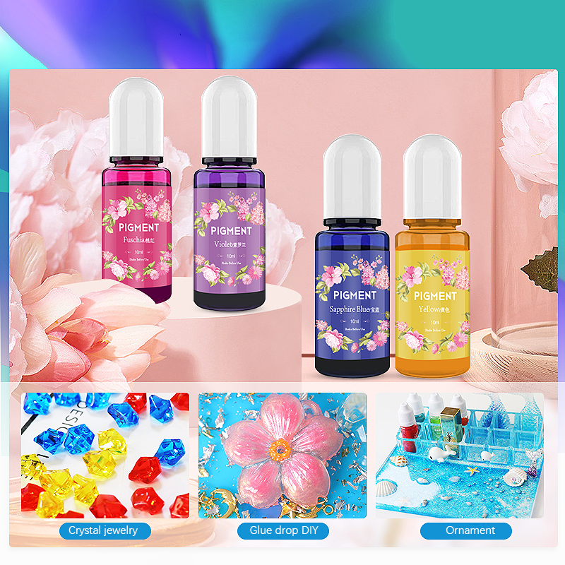 A Set Ink Alcohol Resin Pigmen - огляд і ціна Resin Pigment Alcohol Ink