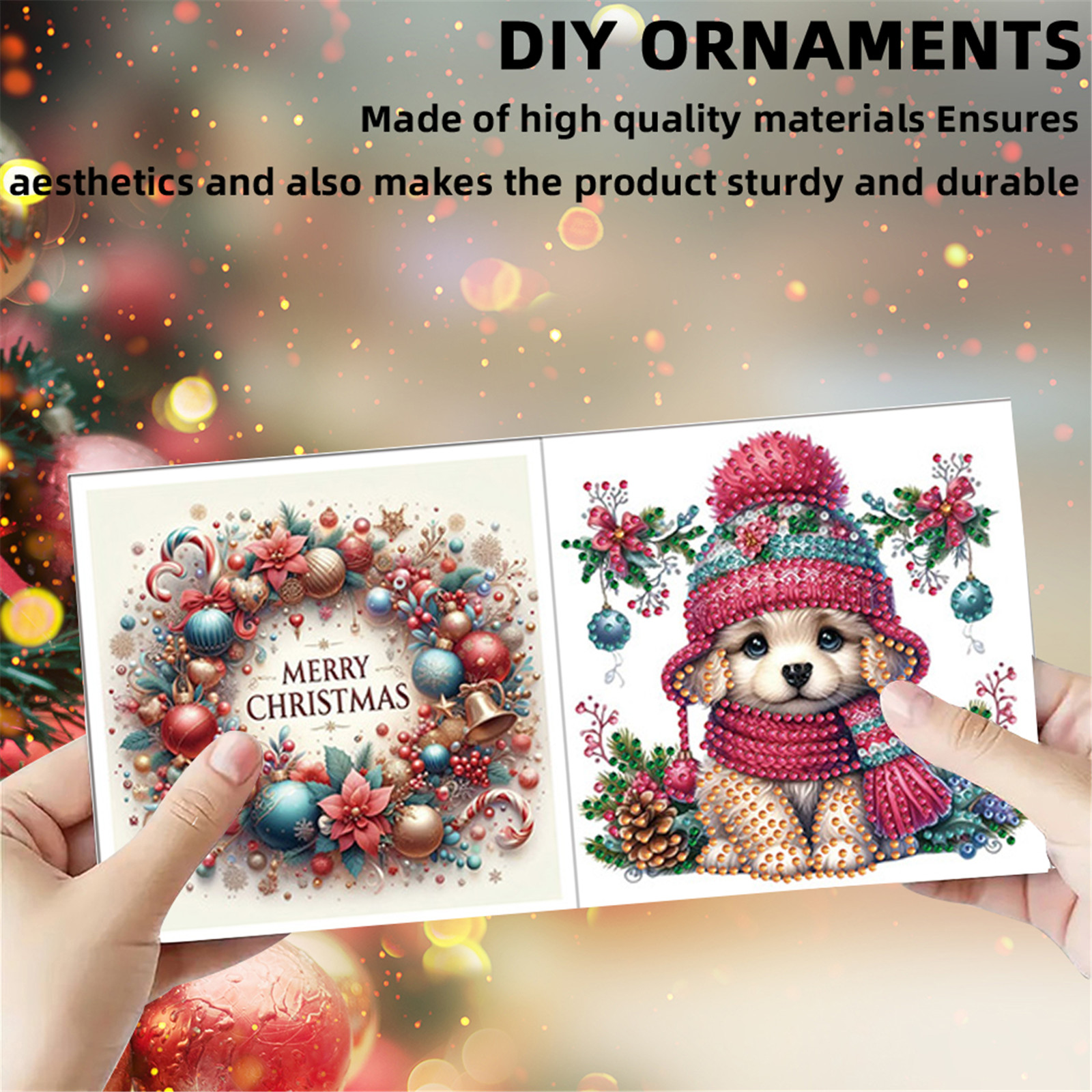 6pcs DIY Diamond Painting Gree - огляд і ціна Xmas Resin Art